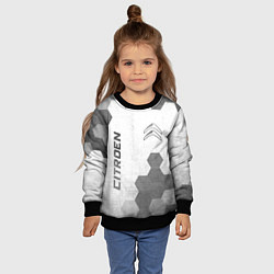 Свитшот детский Citroen - white gradient вертикально, цвет: 3D-черный — фото 2