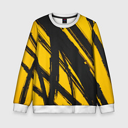 Детский свитшот Абстракция на желтом