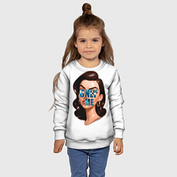 Свитшот детский Only Me, цвет: 3D-белый — фото 2