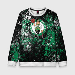 Свитшот детский Boston Celtics basketball, цвет: 3D-белый