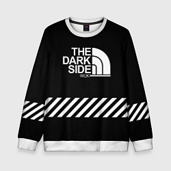 Свитшот детский The dark side, цвет: 3D-белый