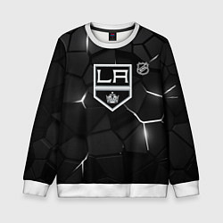 Свитшот детский Лос Анджелес Кингз - НХЛ хоккей, цвет: 3D-белый
