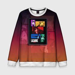 Свитшот детский Lazarus Art, цвет: 3D-белый