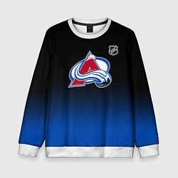Свитшот детский Колорадо Эвеланш - градиент, цвет: 3D-белый