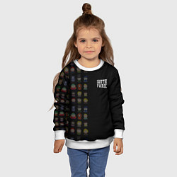 Свитшот детский Персонажи Южный парк и лого, цвет: 3D-белый — фото 2