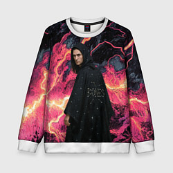 Свитшот детский Bones в мантии со звездами, цвет: 3D-белый