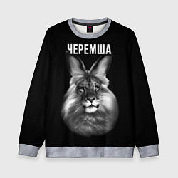Свитшот детский Черемша мем, цвет: 3D-меланж