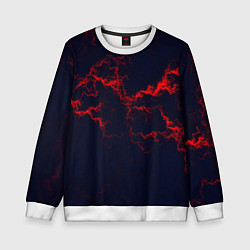 Детский свитшот Lightning red glow