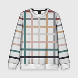 Детский свитшот Плетенка пастельная