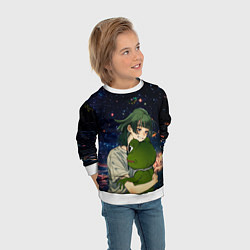 Свитшот детский МаоМао и Лягушонок Пепе - Монолог Фармацевта, цвет: 3D-белый — фото 2