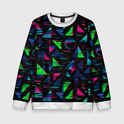 Детский свитшот Геометрия глитч