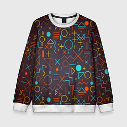 Детский свитшот Different shapes of geometry