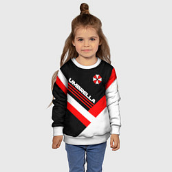 Свитшот детский Umbrella - classic uniform, цвет: 3D-белый — фото 2