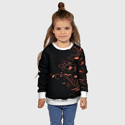 Свитшот детский Китайский орнамент, цвет: 3D-белый — фото 2