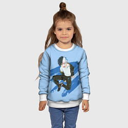 Свитшот детский Харука Сакура - Ветролом, цвет: 3D-белый — фото 2