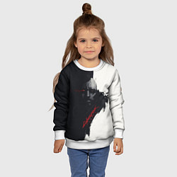 Свитшот детский Cyberpunk 2077, цвет: 3D-белый — фото 2