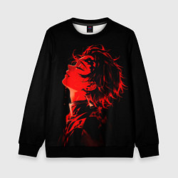 Свитшот детский Клинок, рассекающий демонов Танддиро, цвет: 3D-черный