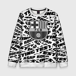 Свитшот детский AAP Rocky barcelona, цвет: 3D-белый