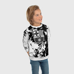 Свитшот детский Juventus белый дым, цвет: 3D-белый — фото 2