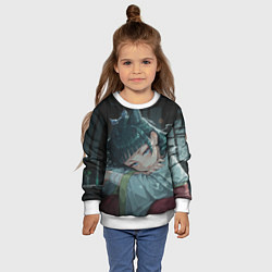 Свитшот детский Маомао с кошачьими ушками, цвет: 3D-белый — фото 2