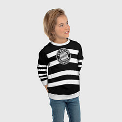 Свитшот детский Bayern Mnchen волны, цвет: 3D-белый — фото 2