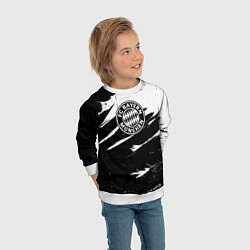 Свитшот детский Бавария Мюнхен крылья краски, цвет: 3D-белый — фото 2