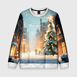 Детский свитшот Новогодняя елочка