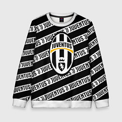 Детский свитшот Ювентус полосы линии спорт