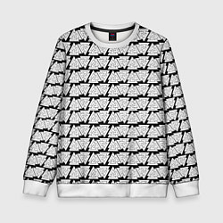 Детский свитшот Символы валькнут как защитная кольчуга