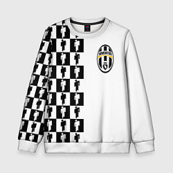 Детский свитшот Ювентус паттерн люди