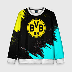 Детский свитшот Borussia краски штрихи