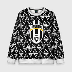 Свитшот детский Juventus pattern Witcher, цвет: 3D-белый