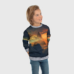 Свитшот детский 30 seconds to mars, цвет: 3D-меланж — фото 2