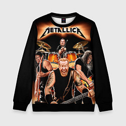 Свитшот детский Metallica Band, цвет: 3D-черный