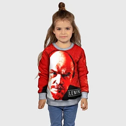 Свитшот детский Red Lenin, цвет: 3D-меланж — фото 2