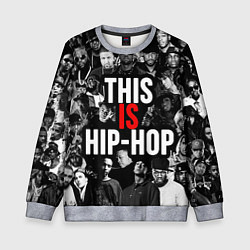 Свитшот детский This is hip-hop, цвет: 3D-меланж