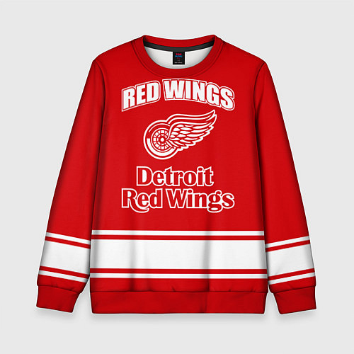 Детский свитшот Detroit red wings / 3D-Красный – фото 1