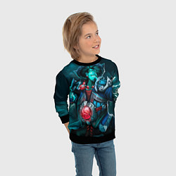 Свитшот детский Storm Spirit, цвет: 3D-черный — фото 2
