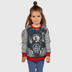 Свитшот детский Linkin Park: My Style, цвет: 3D-красный — фото 2
