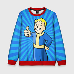 Детский свитшот Fallout Blue