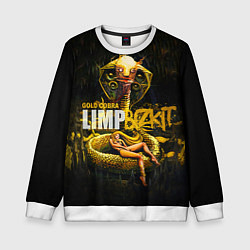 Свитшот детский Gold Cobra: Limp Bizkit, цвет: 3D-белый