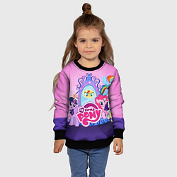Свитшот детский My Little Pony, цвет: 3D-черный — фото 2