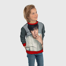 Свитшот детский Lee Min Ho, цвет: 3D-красный — фото 2