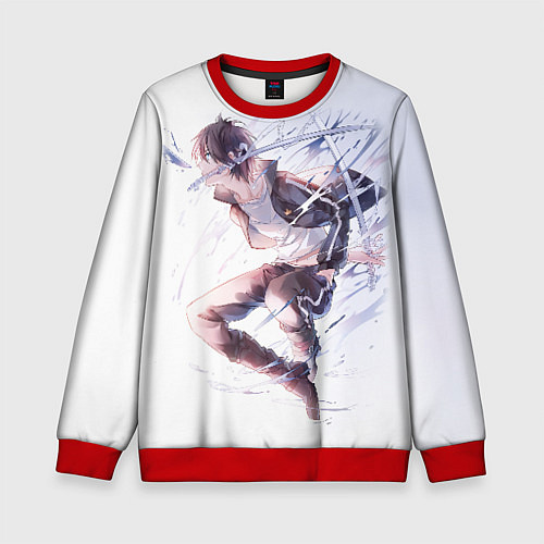 Детский свитшот Бездомный бог / 3D-Красный – фото 1