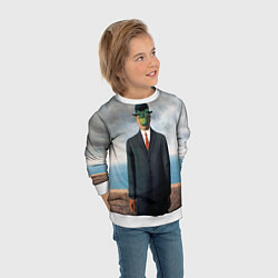 Свитшот детский Сын человеческий, цвет: 3D-белый — фото 2