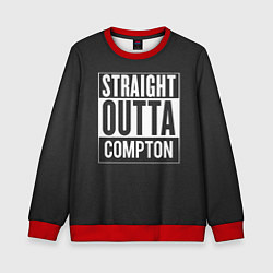 Свитшот детский Straight Outta Compton, цвет: 3D-красный
