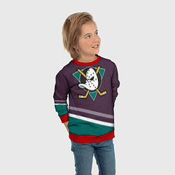 Свитшот детский Anaheim Ducks Selanne, цвет: 3D-красный — фото 2