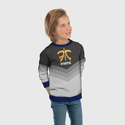 Свитшот детский Fnatic Uniform, цвет: 3D-синий — фото 2