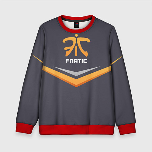 Детский свитшот Fnatic Arrows / 3D-Красный – фото 1