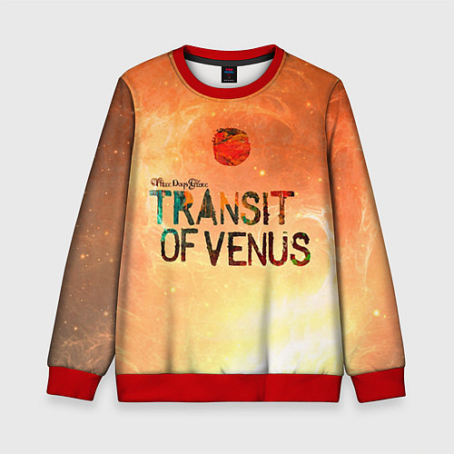 Детский свитшот TDG: Transin of Venus / 3D-Красный – фото 1